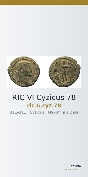 RIC VI Cyzicus 78 — CANOA