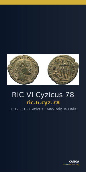 RIC VI Cyzicus 78 — CANOA