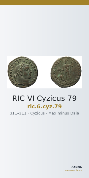 RIC VI Cyzicus 79 — CANOA