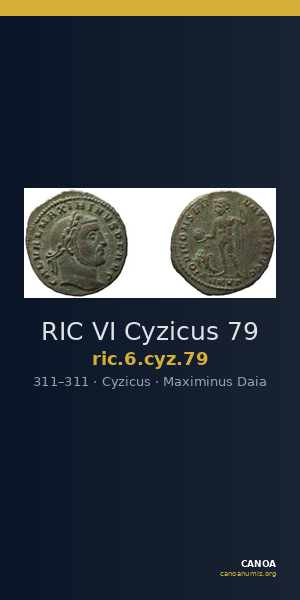RIC VI Cyzicus 79 — CANOA