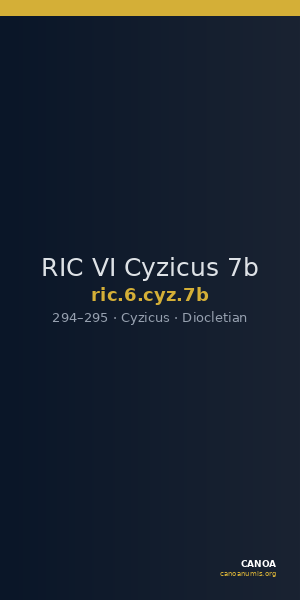 RIC VI Cyzicus 7b — CANOA