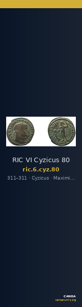 RIC VI Cyzicus 80 — CANOA