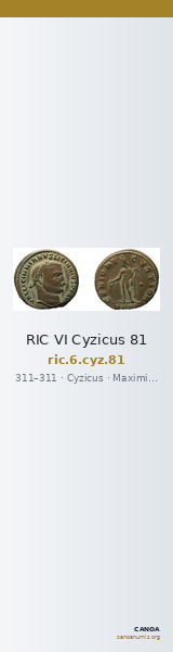 RIC VI Cyzicus 81 — CANOA