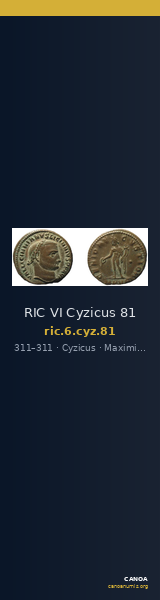 RIC VI Cyzicus 81 — CANOA