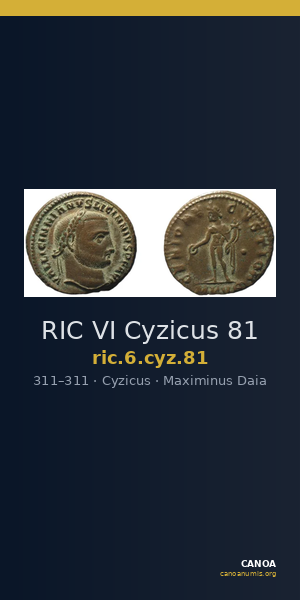 RIC VI Cyzicus 81 — CANOA