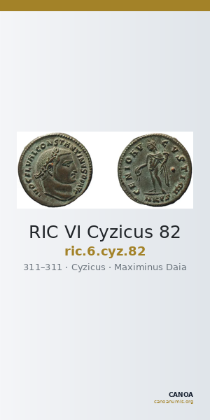 RIC VI Cyzicus 82 — CANOA