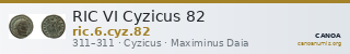RIC VI Cyzicus 82 — CANOA