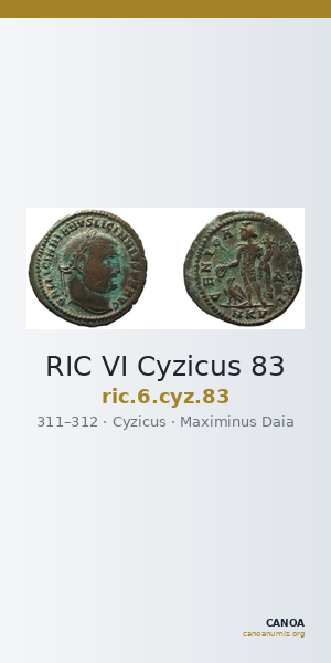 RIC VI Cyzicus 83 — CANOA