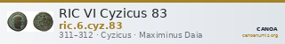 RIC VI Cyzicus 83 — CANOA