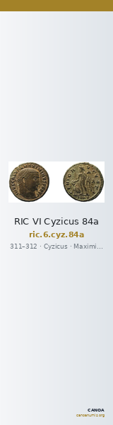 RIC VI Cyzicus 84a — CANOA