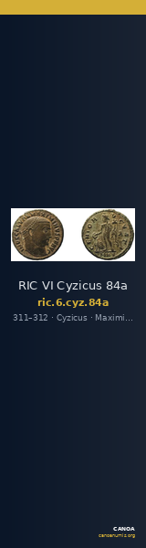 RIC VI Cyzicus 84a — CANOA