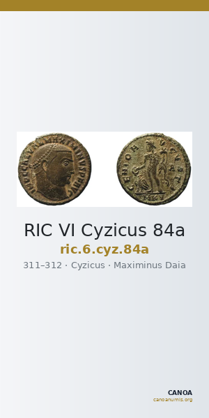 RIC VI Cyzicus 84a — CANOA