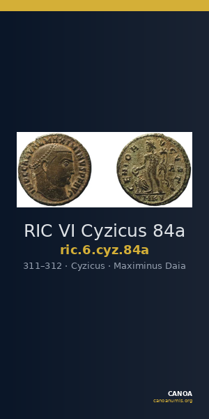 RIC VI Cyzicus 84a — CANOA