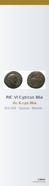 RIC VI Cyzicus 86a — CANOA