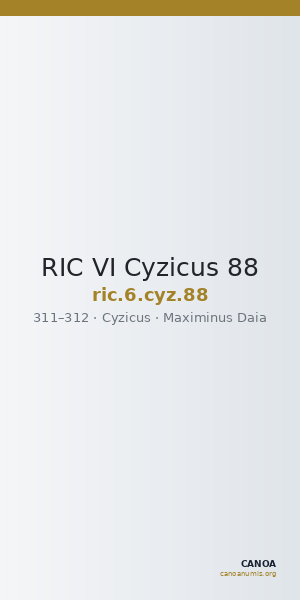RIC VI Cyzicus 88 — CANOA