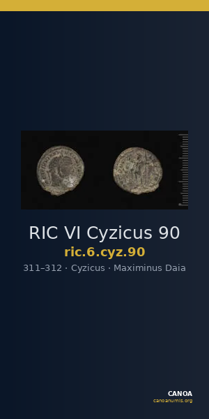 RIC VI Cyzicus 90 — CANOA