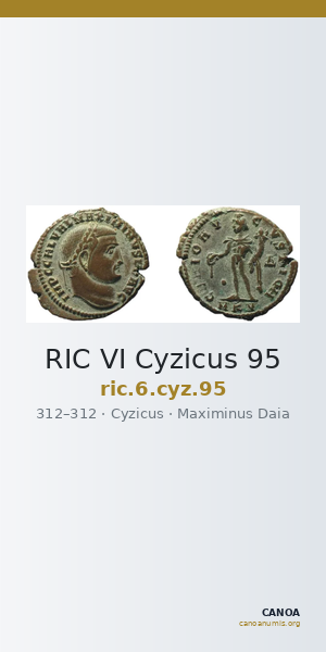 RIC VI Cyzicus 95 — CANOA