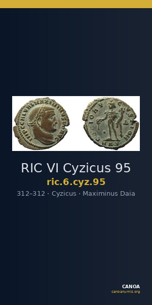 RIC VI Cyzicus 95 — CANOA