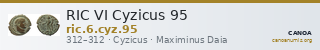 RIC VI Cyzicus 95 — CANOA