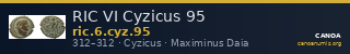 RIC VI Cyzicus 95 — CANOA