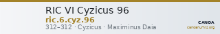 RIC VI Cyzicus 96 — CANOA