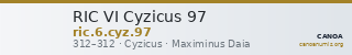 RIC VI Cyzicus 97 — CANOA