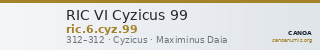 RIC VI Cyzicus 99 — CANOA