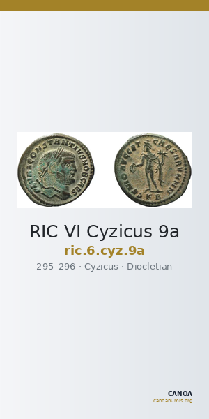 RIC VI Cyzicus 9a — CANOA