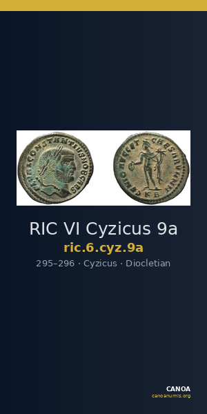 RIC VI Cyzicus 9a — CANOA