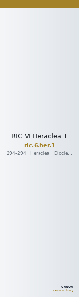 RIC VI Heraclea 1 — CANOA