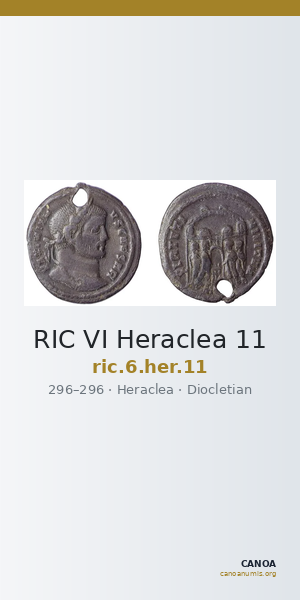 RIC VI Heraclea 11 — CANOA