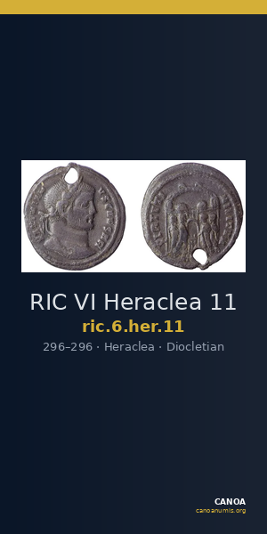 RIC VI Heraclea 11 — CANOA