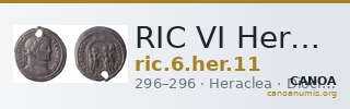 RIC VI Heraclea 11 — CANOA