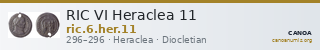 RIC VI Heraclea 11 — CANOA