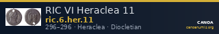RIC VI Heraclea 11 — CANOA