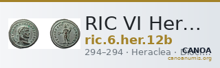 RIC VI Heraclea 12b — CANOA