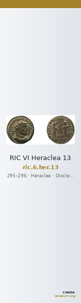 RIC VI Heraclea 13 — CANOA