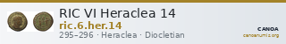 RIC VI Heraclea 14 — CANOA