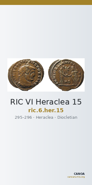 RIC VI Heraclea 15 — CANOA
