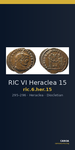 RIC VI Heraclea 15 — CANOA