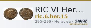 RIC VI Heraclea 15 — CANOA