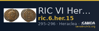 RIC VI Heraclea 15 — CANOA