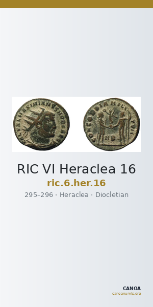 RIC VI Heraclea 16 — CANOA