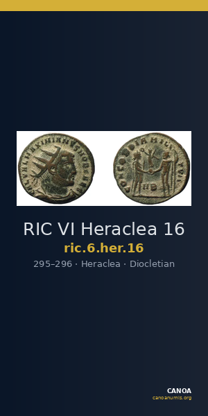RIC VI Heraclea 16 — CANOA