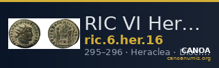 RIC VI Heraclea 16 — CANOA
