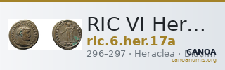 RIC VI Heraclea 17a — CANOA