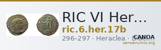 RIC VI Heraclea 17b — CANOA
