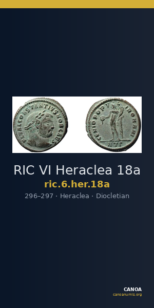 RIC VI Heraclea 18a — CANOA