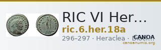 RIC VI Heraclea 18a — CANOA