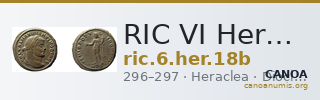 RIC VI Heraclea 18b — CANOA